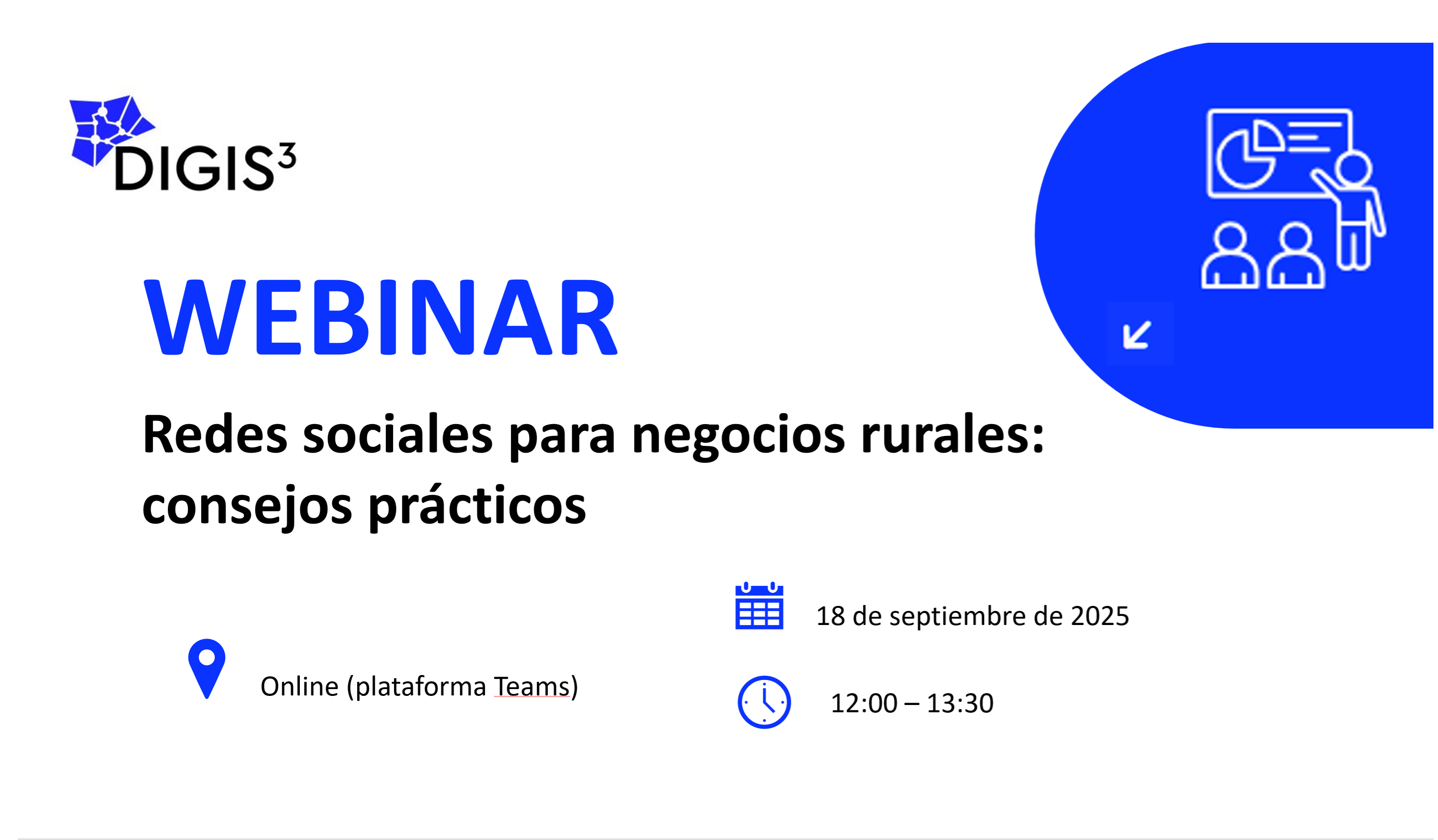 WEBINAR: Redes Sociales para Negocios Rurales